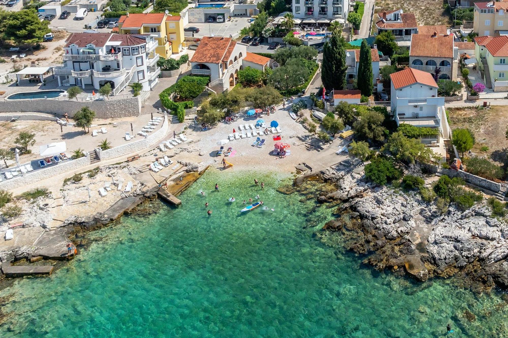 Seaside Apartments With A Swimming Pool Zecevo Rtic, Rogoznica - 8366 외부 사진